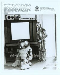 6k451 MAKING OF STAR WARS TV 8x10 still '77 documentary hosted by C-3PO & R2-D2!