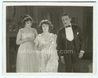 6k456 MARGUERITE CLARK 8x10 still '10s pretty young actress between man & woman in formal attire!