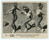 6k468 MONDO TOPLESS 8x10 still '66 Russ Meyer, triple image of buxom topless girl dancing!