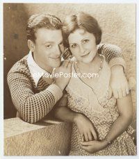 6k380 JAMES CAGNEY 5.75x6.5 still '30s wonderful happy portrait with his wife Frances!