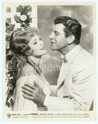 6k481 MUSIC MAN 8x10 still '62 close up of Robert Preston trying to win over Shirley Jones!