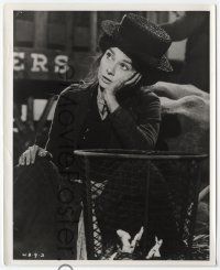 6k013 MY FAIR LADY 8x10 still '64 close up of poor Audrey Hepburn sitting on curb in street!