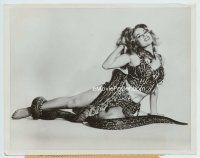 6k484 NAJA KARAMURU 7x9 news photo '50s sexy snake dancer, Brazil's answer to Jayne Mansfield