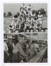 6k495 OKLAHOMA DOLLS TV 7x9 still '81 Susan Blakely quits the assembly line to play football!