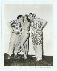 6k501 PARDON MY SARONG 8x10 still '42 Abbott & Costello with sexy Marie The Body MacDonald!