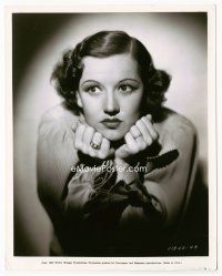 6k508 PEGGY CONKLIN 8x10.25 still '35 close portrait with head in hands when she was first signed!
