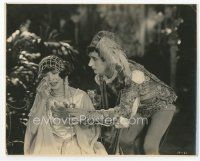 6k510 PERFECT FLAPPER 7.25x9.5 still '24 great c/u of jester Syd Chaplin & crying Colleen Moore!