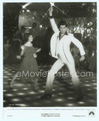 6k552 SATURDAY NIGHT FEVER 8x10 still '77 best image of disco John Travolta & Karen Lynn Gorney!