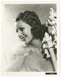 6k557 SECOND HONEYMOON 8x10 still '37 great close up of beautiful young star Loretta Young!