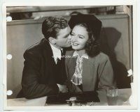 6k561 SHADOW OF THE THIN MAN key book still '41 Barry Nelson steals a kiss from pretty Donna Reed!