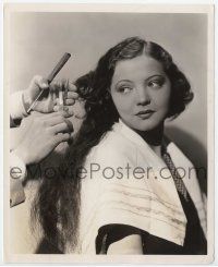 6k601 SYLVIA SIDNEY candid 8x10 still '32 her extremely long hair cut in a bob for the first time!