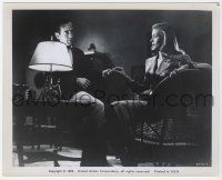 6k621 TO HAVE & HAVE NOT 8x10 still R76 Humphrey Bogart offers Lauren Bacall a cigarette!