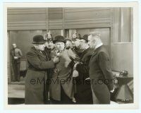 6k328 GRAND HOTEL 8x10.25 still '32 irate Wallace Beery is restrained by men with police!