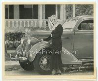 6k445 MA PERKINS 8x10 radio still '35 portrait of all-American mother Virginia Payne by cool car!