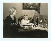 6k640 WALLACE BEERY deluxe 8x10 still '30s feeding his daughter by his wife by Clarence S. Bull!