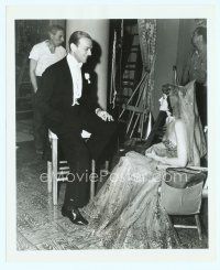 6k665 YOU WERE NEVER LOVELIER candid 8x10 still '42 Rita Hayworth & Astaire on set by Lippmann!
