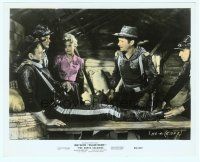 6k083 HORSE SOLDIERS color 8x10 still '59 3 soldiers & Constance Towers tend to injured John Wayne!