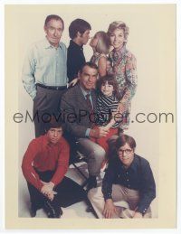 6k095 MY THREE SONS TV color 7x9.25 still '70s Fred MacMurray & entire cast near the series end!