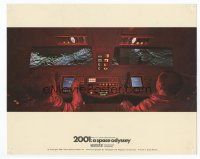 6k040 2001: A SPACE ODYSSEY English FOH LC '68 Kubrick, Dullea & Lockwood in ship in Cinerama!
