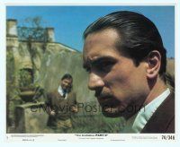 6k078 GODFATHER PART II 8x10 mini LC #9 '74 close up of Robert De Niro as young Don Corleone!
