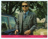6k118 THOMAS CROWN AFFAIR 8x10 mini LC #8 '68 best close up of Steve McQueen wearing shades!