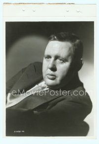 6m093 CHARLES LAUGHTON key book still '30s really young head & shoulders portrait in suit & tie!
