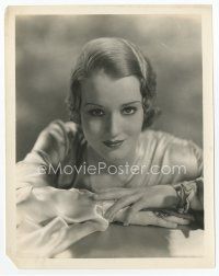 6m115 CONSTANCE CUMMINGS 8x10 still '30s head & shoulders portrait with her arms crossed!