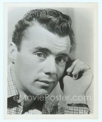 6m148 DIRK BOGARDE 8x10 still '40s super close head & shoulders portrait with hand on his head!