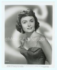 6m153 DONNA REED 8x10 still '55 waist-high portrait of the beautiful actress in cool dress!