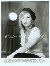 6m191 FAYE DUNAWAY 7.75x10 still '67 sexy portrait wearing beret from Bonnie & Clyde!