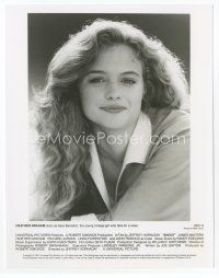 6m223 HEATHER GRAHAM 8x10 still '91 great young close portrait of the sexy actress!