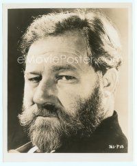 6m246 JAMES ROBERTSON JUSTICE 8x10 still '56 super close up headshot of the English actor!