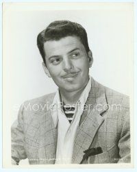 6m271 JOHN CARROLL 8x10.25 still '40s close up smiling portrait with pencil mustache!