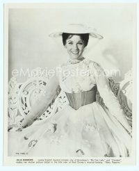 6m283 JULIE ANDREWS 8x10 still '64 close up in her motion picture debut in Disney's Mary Poppins!