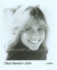 6m402 OLIVIA NEWTON-JOHN 8x10 publicity still '80s wonderful close up smiling portrait!
