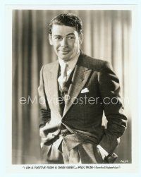 6m408 PAUL MUNI 8x10 still '32 portrait in suit & tie from I Am a Fugitive From a Chain Gang!