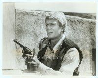 6m418 PETER GRAVES 8x10 still '70 close up looking tough & pointing gun from The Five Man Army!