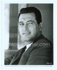 6m449 ROCK HUDSON 8x10 still '65 head & shoulders close up of the handsome actor in suit & tie!