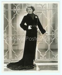 6m454 RUTH CHATTERTON deluxe 8x10 still '36 full-length portrait from Lady of Secrets by Schafer!