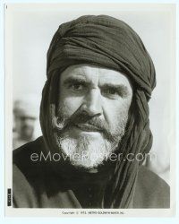 6m458 SEAN CONNERY 8x10 still '75 head & shoulders portrait in costume from The Wind and the Lion!