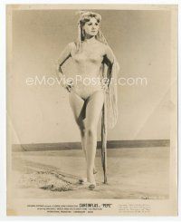 6m459 SHIRLEY JONES 8x10 still '60 full-length portrait in tight skimpy outfit from Pepe!
