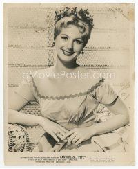 6m460 SHIRLEY JONES 8x10 still '60 great close up smiling portrait of the pretty actress from Pepe