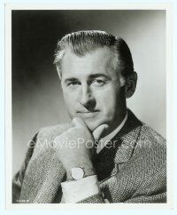 6m472 STEWART GRANGER 8x10 still '61 great close up with his hand on his chin from Secret Partner!