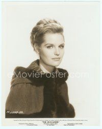 6m485 THEODORA DAVITT 8x10.25 still '58 the pretty actress in fur-lined coat from The Buccaneer!