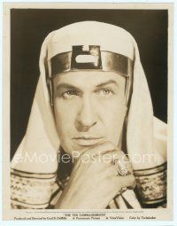 6m507 VINCENT PRICE 8x10.25 still '56 close portrait in costume as Baka from The Ten Commandments!