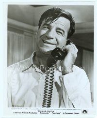 6m516 WALTER MATTHAU 8x10 still '67 great smiling close up on phone from The Odd Couple!