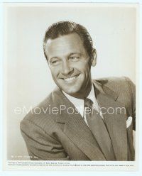 6m523 WILLIAM HOLDEN 8x10 still '57 great head & shoulders smiling portrait from The Key!