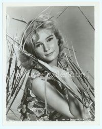 6m531 YVETTE MIMIEUX 8x10 still '60s wonderful close up of the pretty blonde actress in the grass!