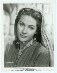 6m533 YVONNE DE CARLO 8x10.25 still '56 close up in costume as Sephora from The Ten Commandments!