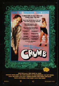 6p266 CRUMB 1sh '95 underground comic book artist and writer, Robert Crumb!
